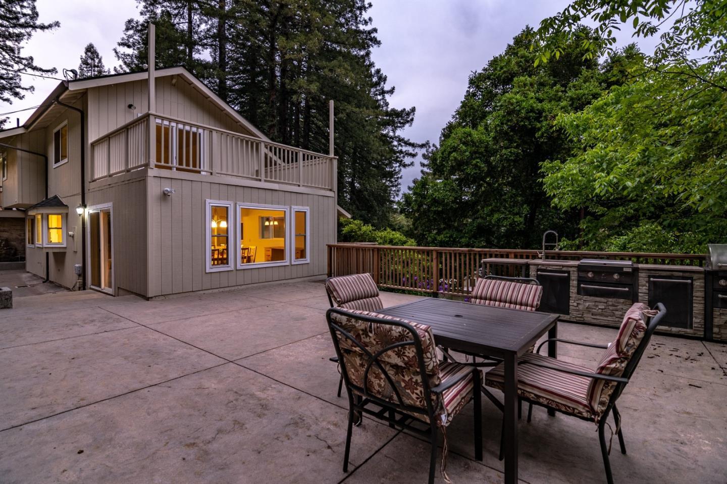 144 Eagle Crest Drive Scotts Valley, CA 95066 - Photo 3 of 28 a view of a roof deck with furniture