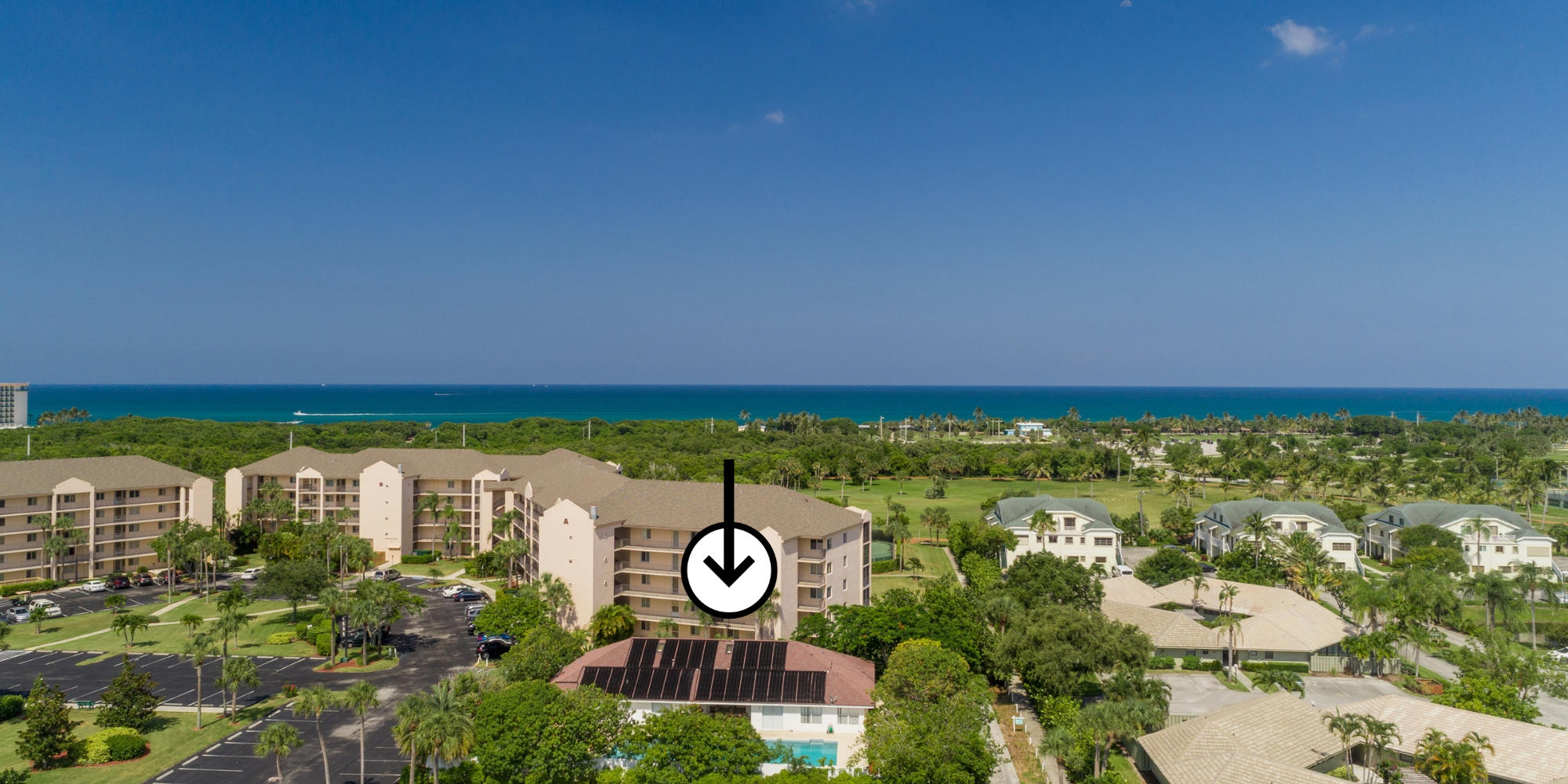 a view of a city with tall buildings