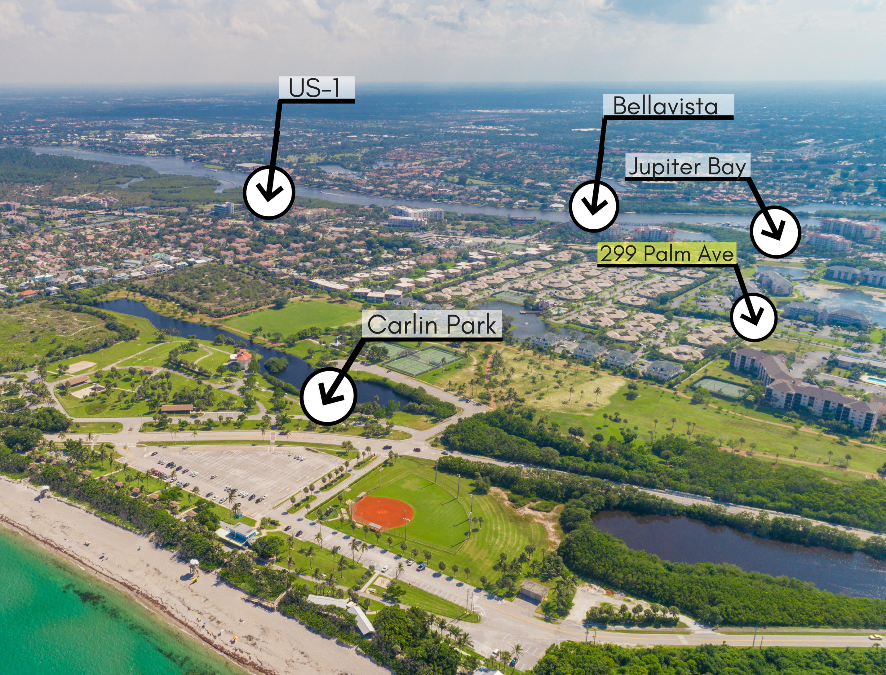 299 Palm Avenue Jupiter, FL 33477 - Photo 25 of 26 a view of water heater room with stainless steel appliances wooden floor