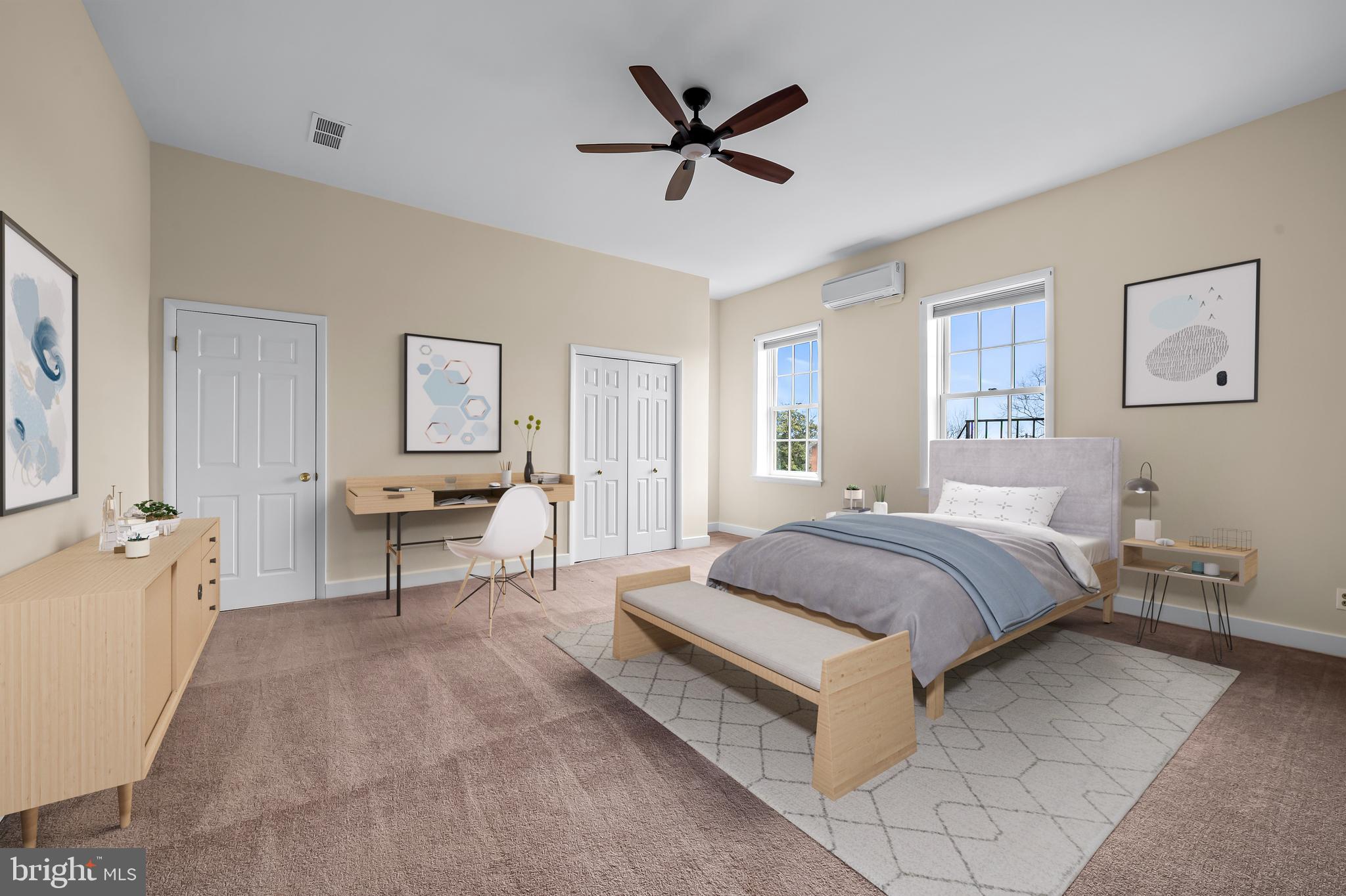 137 West Lee Street Baltimore, MD 21201 - Photo 41 of 74 Bedroom 3 - Virtually Staged