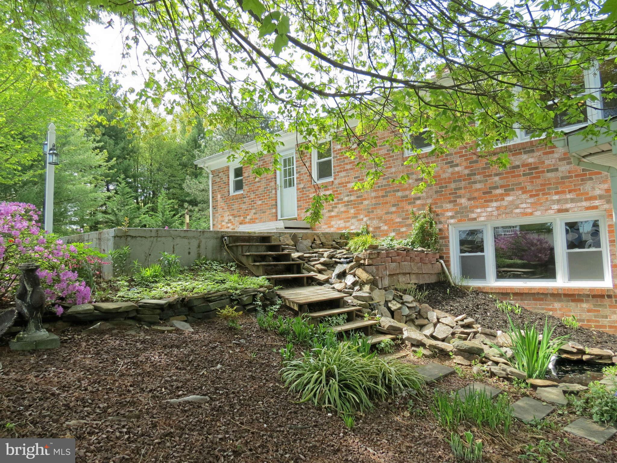 2353 Braddock Road Mount Airy, MD 21771 - Photo 27 of 30 Landscaped Walk-way with Koi Pond