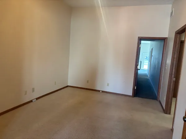 a view of empty room