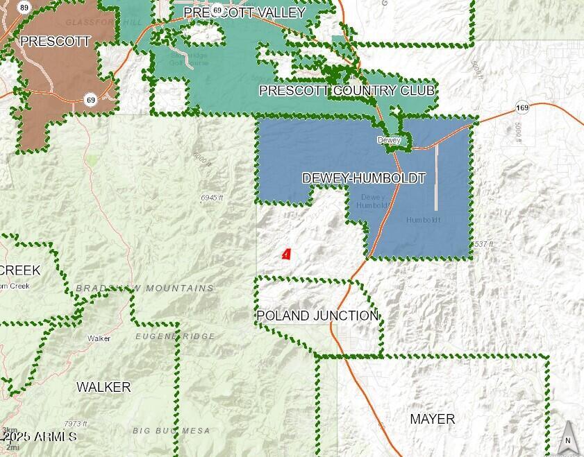 9955 East Iron King Road Mayer, AZ 86333 - Photo 40 of 41 a picture of a bathroom with a sink and mirror