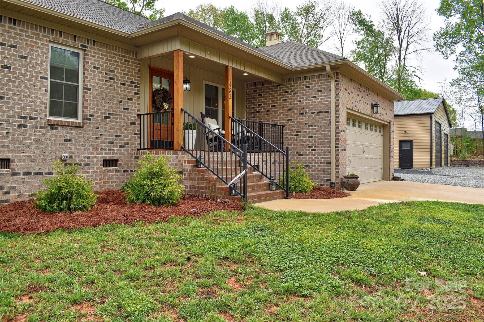 482 Old Camp Road Denton, NC 27239 - Photo 8 of 48 a view of a house with backyard