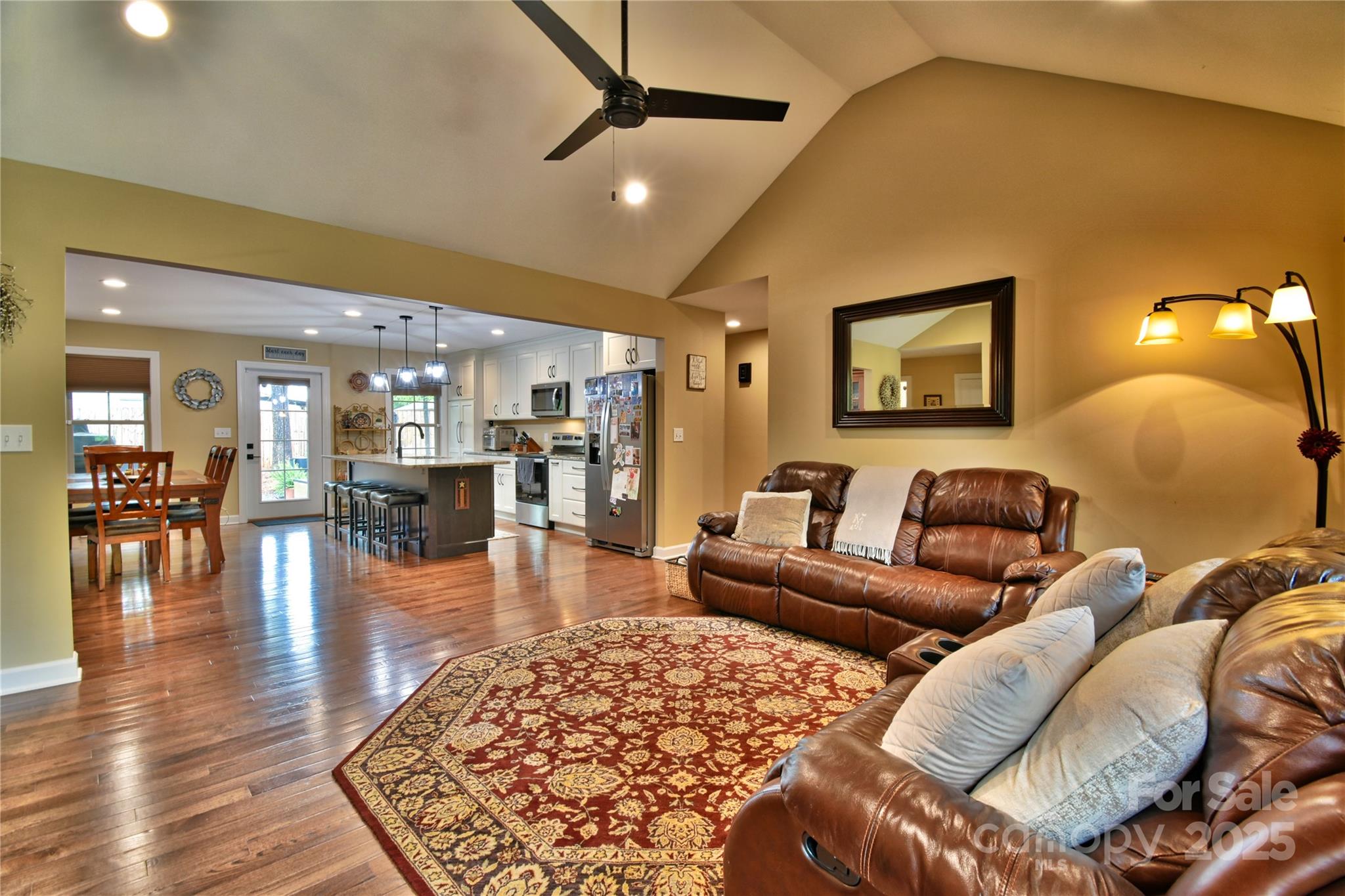 482 Old Camp Road Denton, NC 27239 - Photo 9 of 48 a living room with furniture and a wooden floor