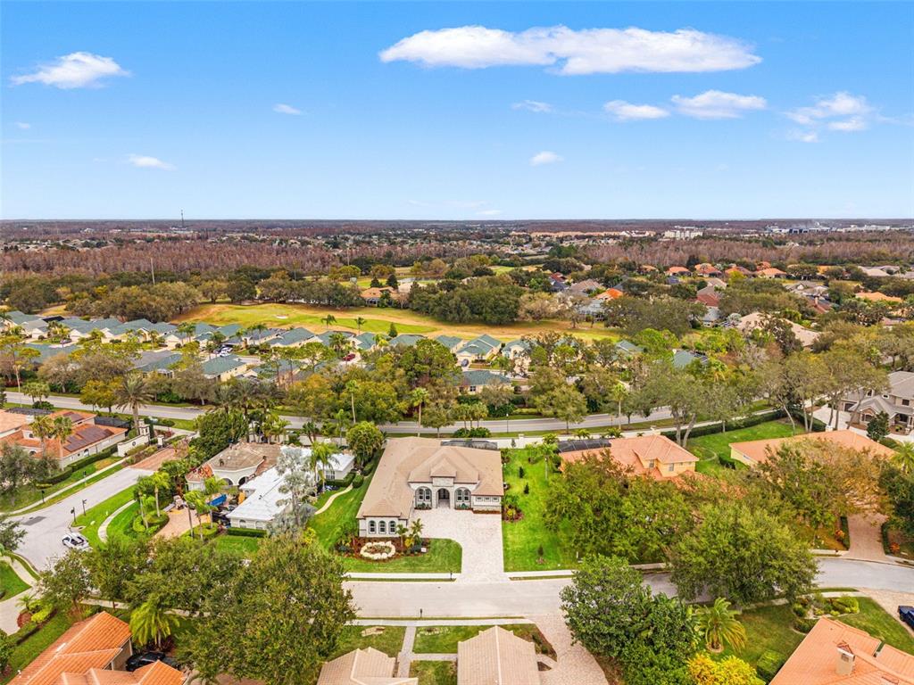 10700 Pontofino Circle Trinity, FL 34655 - Photo 98 of 99 an aerial view of residential building with parking space