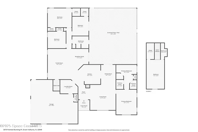 $794,982 | 3670 Painted Bunting Place, Grant, FL 32949