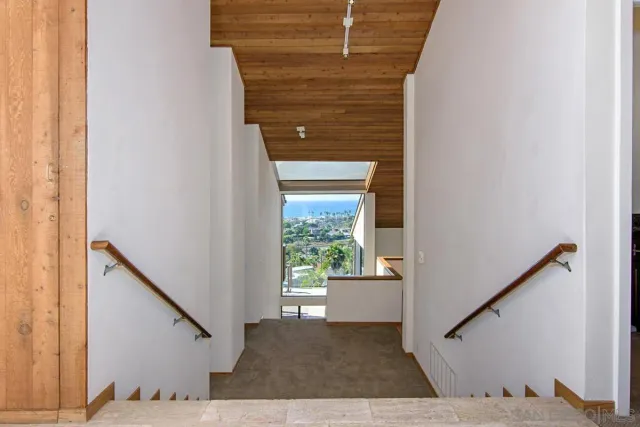 a view of kitchen and living room