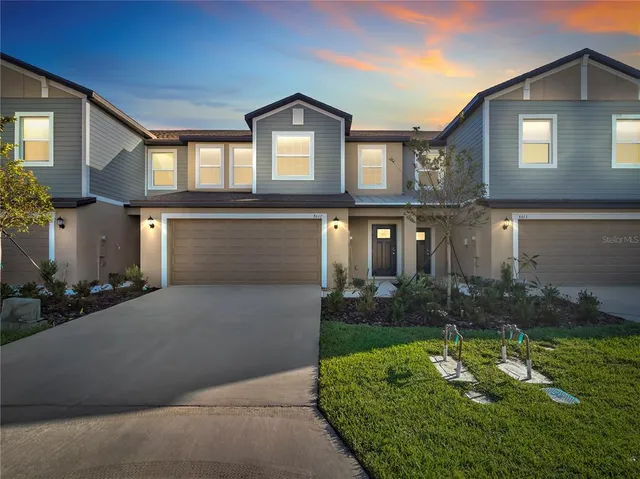 front view of house with a yard