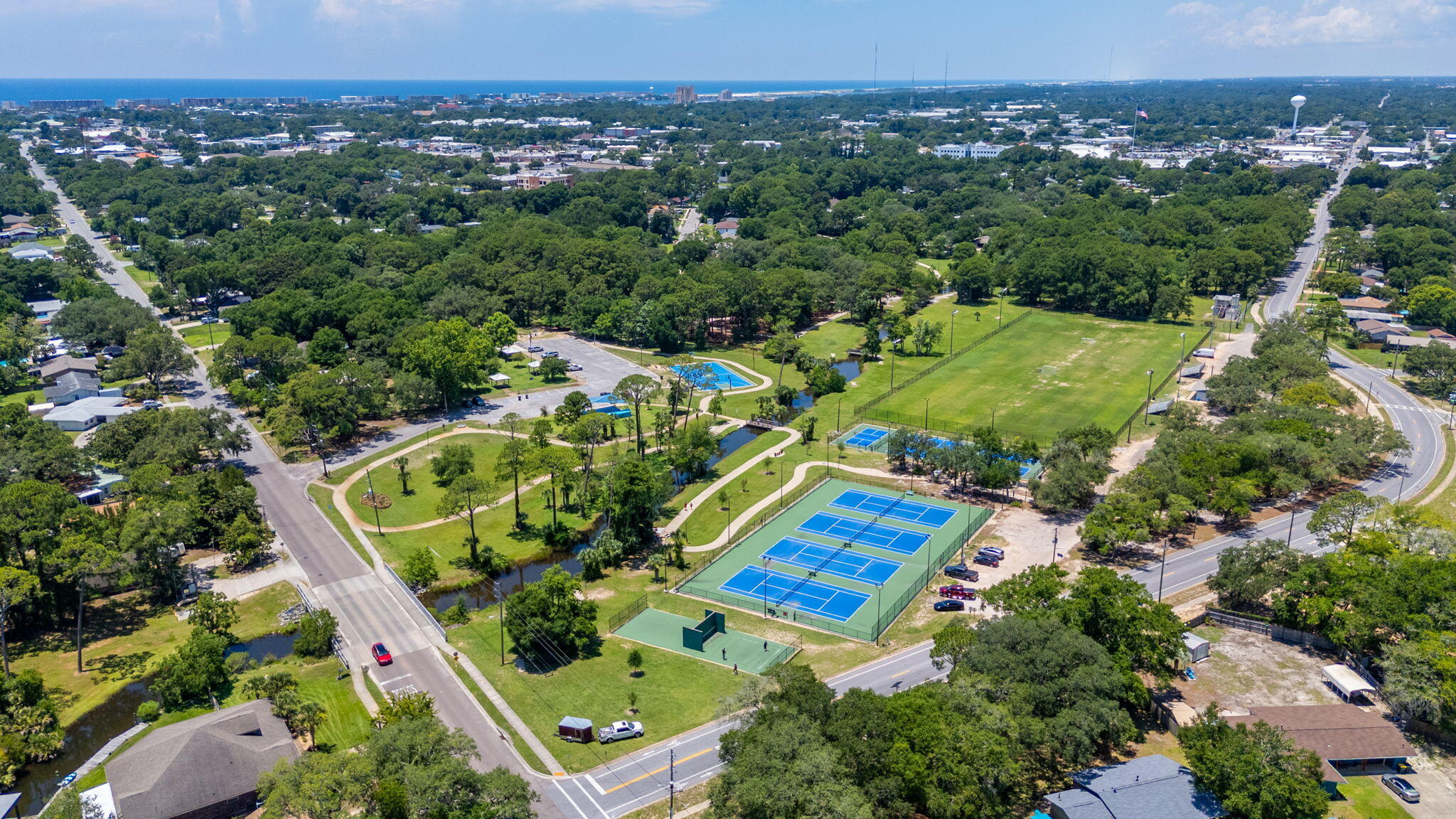118 Ferry Road Northeast Fort Walton Beach, FL 32548 - Photo 49 of 51 an aerial view of a house with a yard