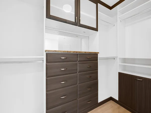 a view of a dresser