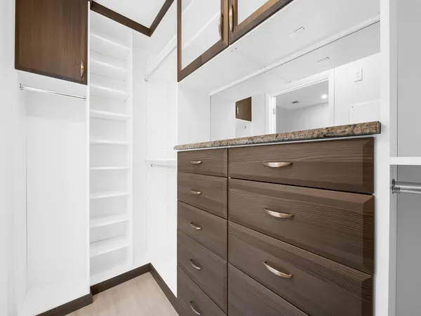a view of a dresser
