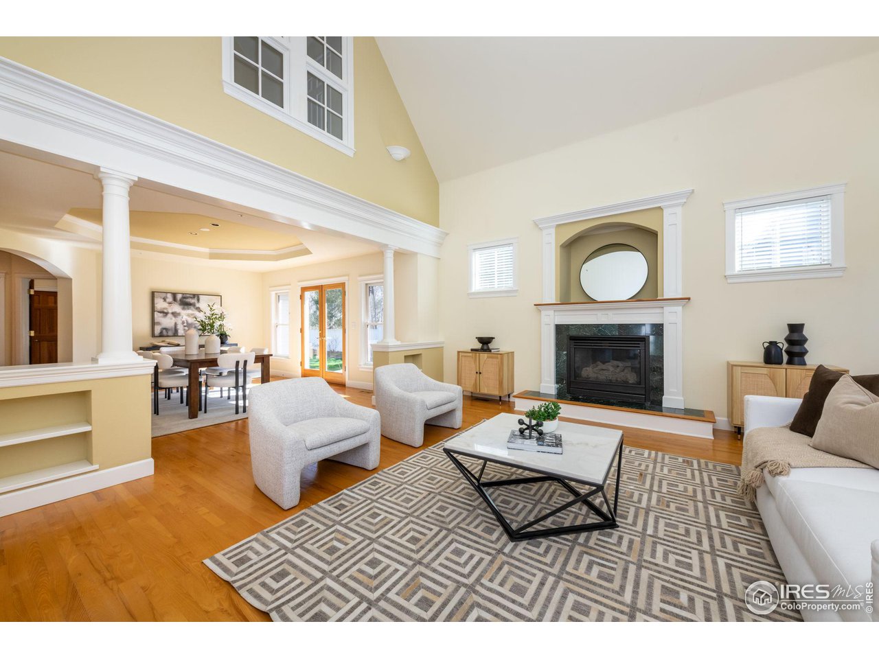 3754 26th Street Boulder, CO 80304 - Photo 8 of 34 a living room with furniture and a fireplace