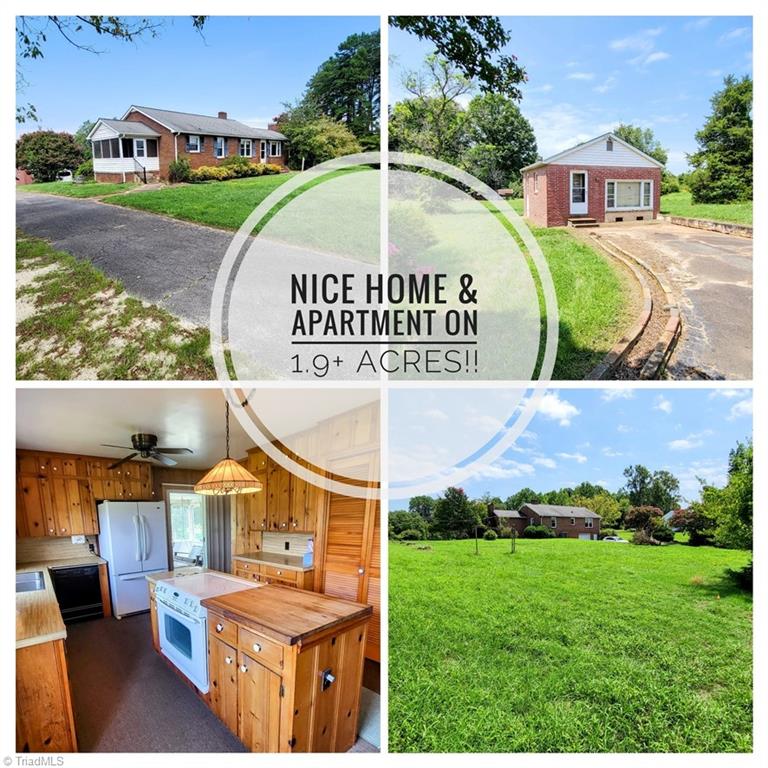 Nice home with Apartment on 1.9+ Acres!