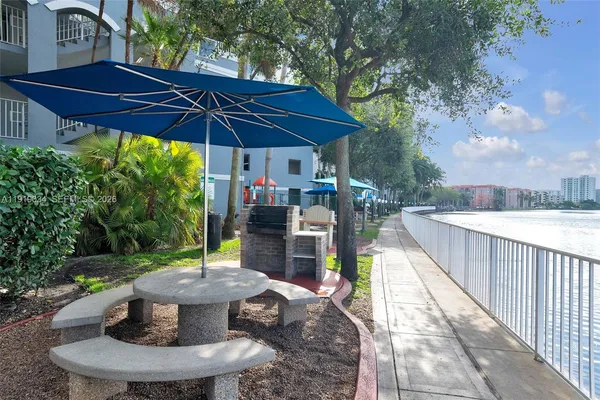 a view of outdoor space yard swimming pool and sitting area