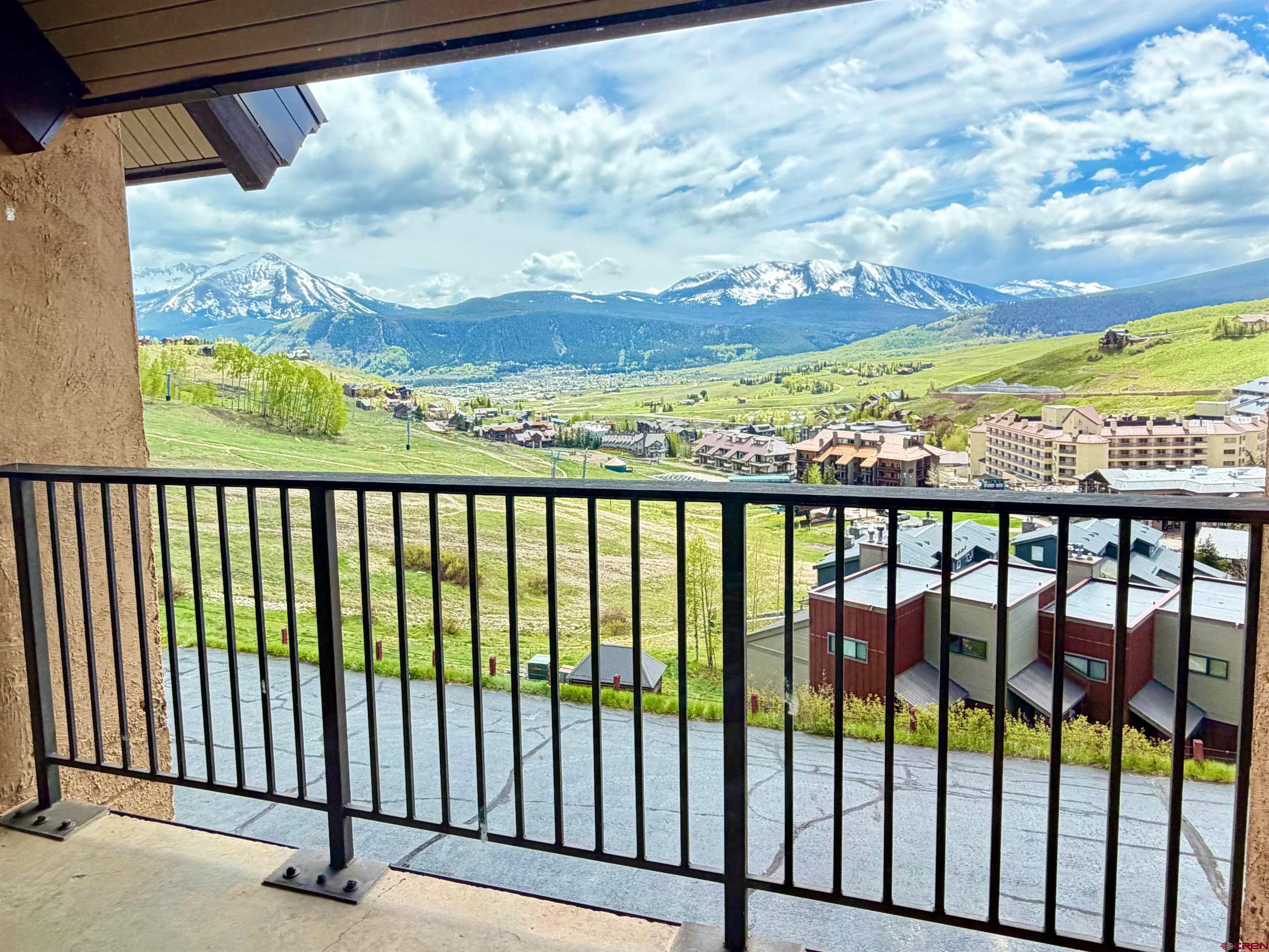 51 Whetstone Road, Unit 2306 Crested Butte, CO 81225 - Photo 26 of 44 a view of a city from a balcony