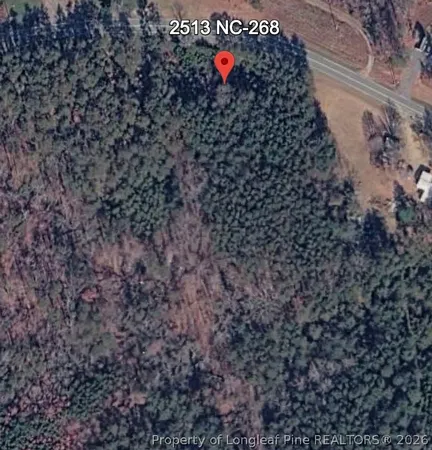 a bird view of a backyard of the house