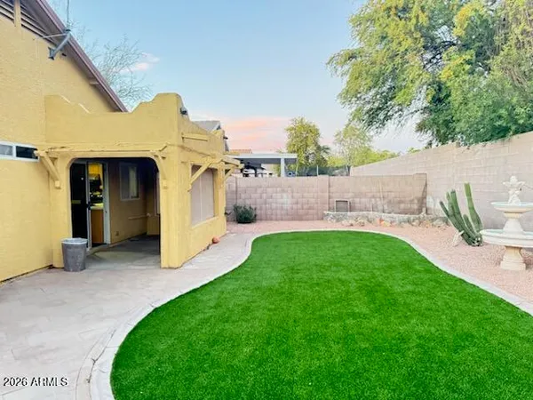 a view of outdoor space and yard