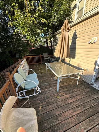 a view of outdoor space with seating space