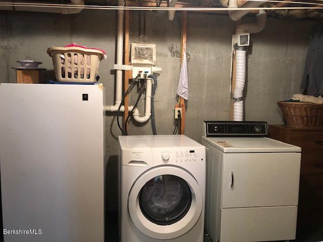 125 Middlefield Road Peru, MA 01235 - Photo 15 of 45 a utility room with dryer and washer