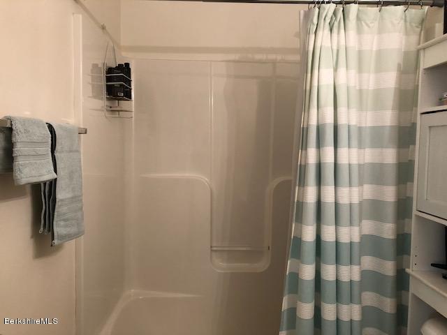 125 Middlefield Road Peru, MA 01235 - Photo 24 of 45 a bathroom with a shower and a mirror
