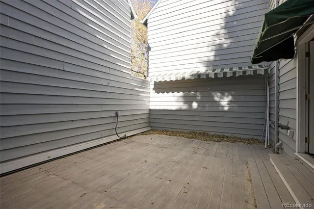 a view of a house with a door