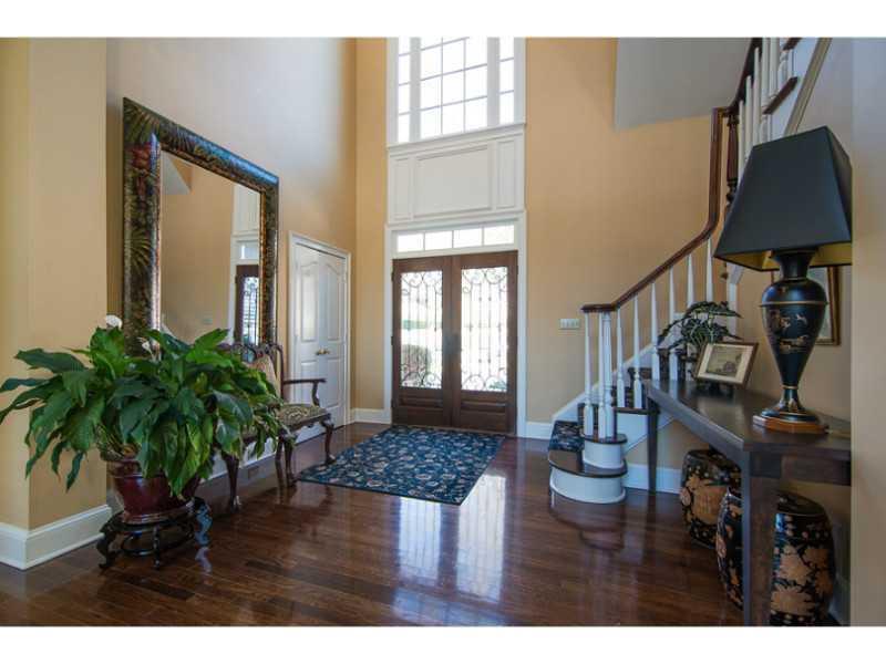 40 Dover Cliff Way Alpharetta, GA 30022 - Photo 3 of 24 a view of entryway and hall with wooden floor