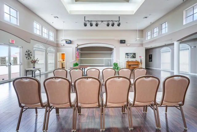 an aerial view of a houses with outdoor space