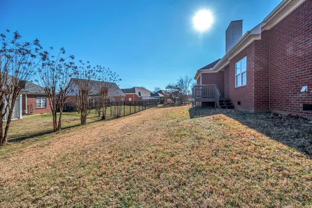 a front view of house with yard