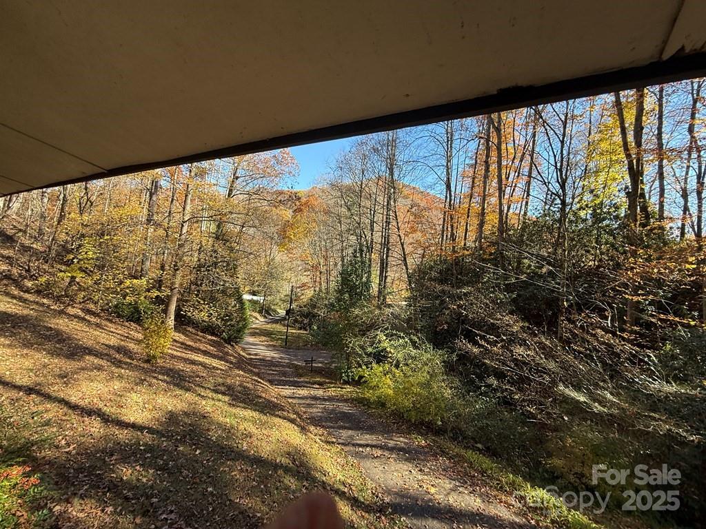 82 Merry Cove Road Sylva, NC 28779 - Photo 7 of 17 a view of back yard from a balcony