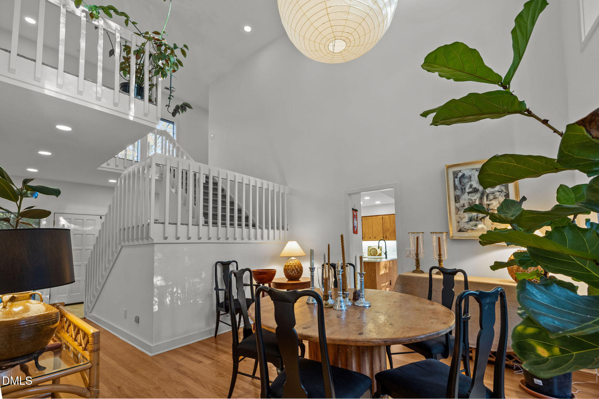 8 Womble Circle Durham, NC 27705 - Photo 5 of 49 a view of a dining room with furniture and chandelier