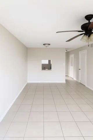 a view of a room with a washer and dryer