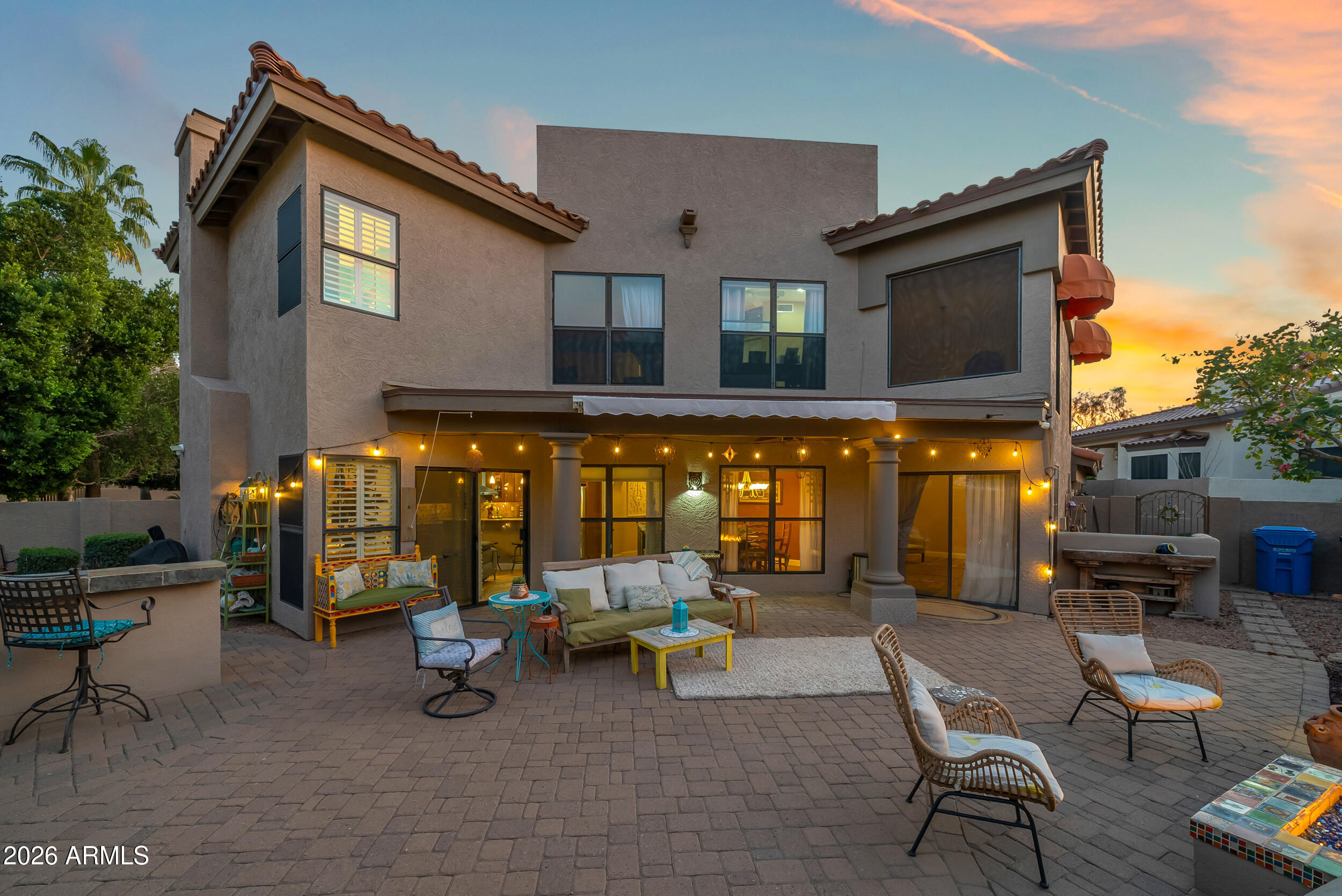 1539 East Winged Foot Road Phoenix, AZ 85022 - Photo 50 of 64 a view of a chairs and table in a patio
