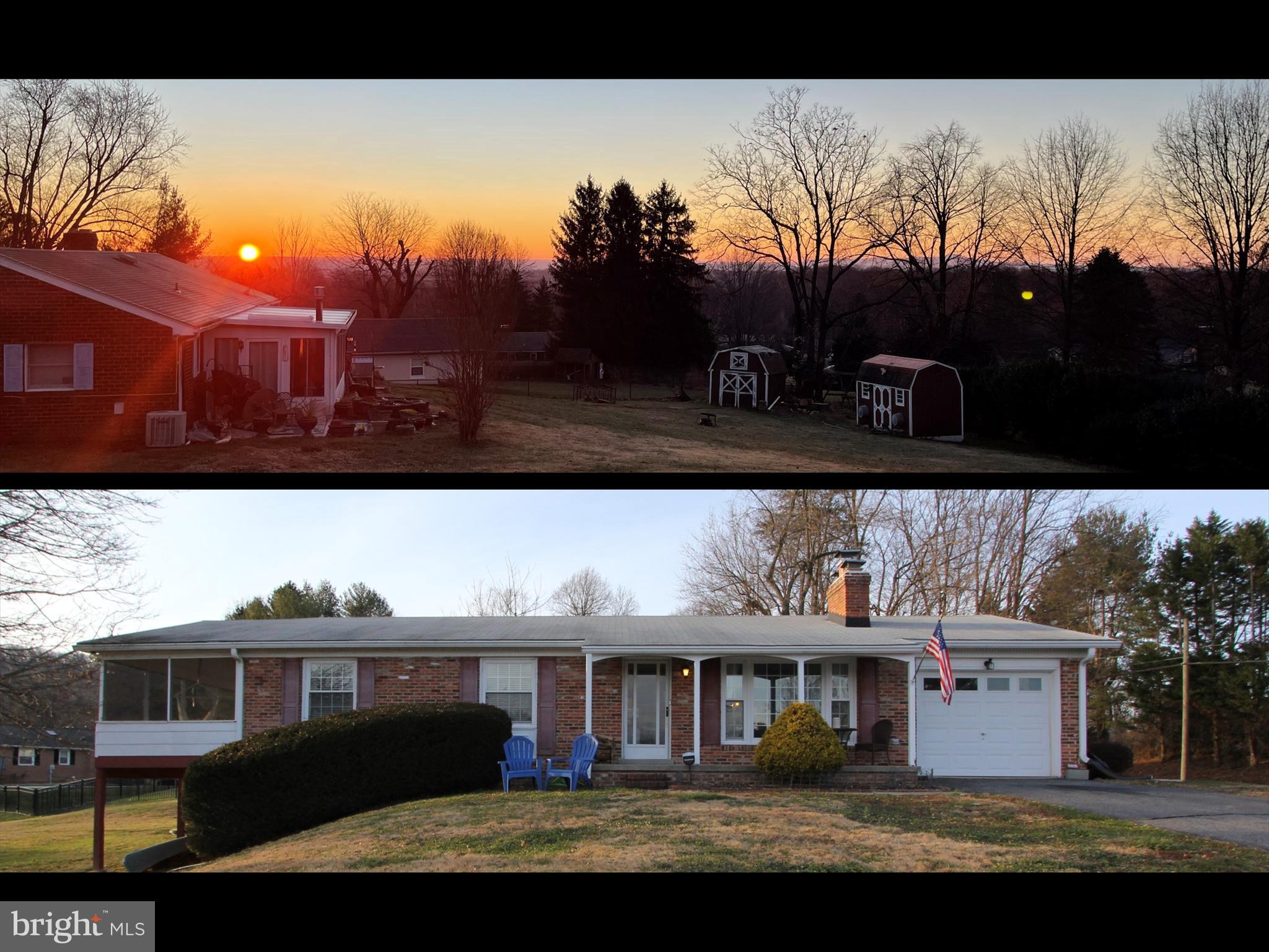 Gorgeous brick rancher with spectacular views!