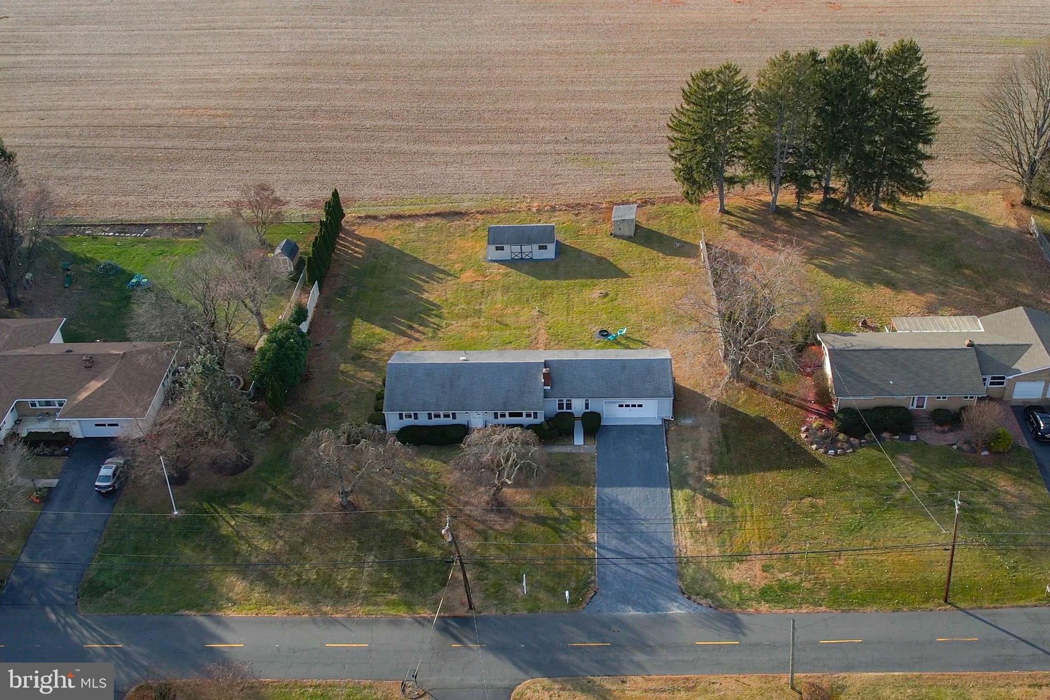45 Cubberley Road West Windsor, NJ 08550 - Photo 34 of 37 an aerial view of a house with a yard