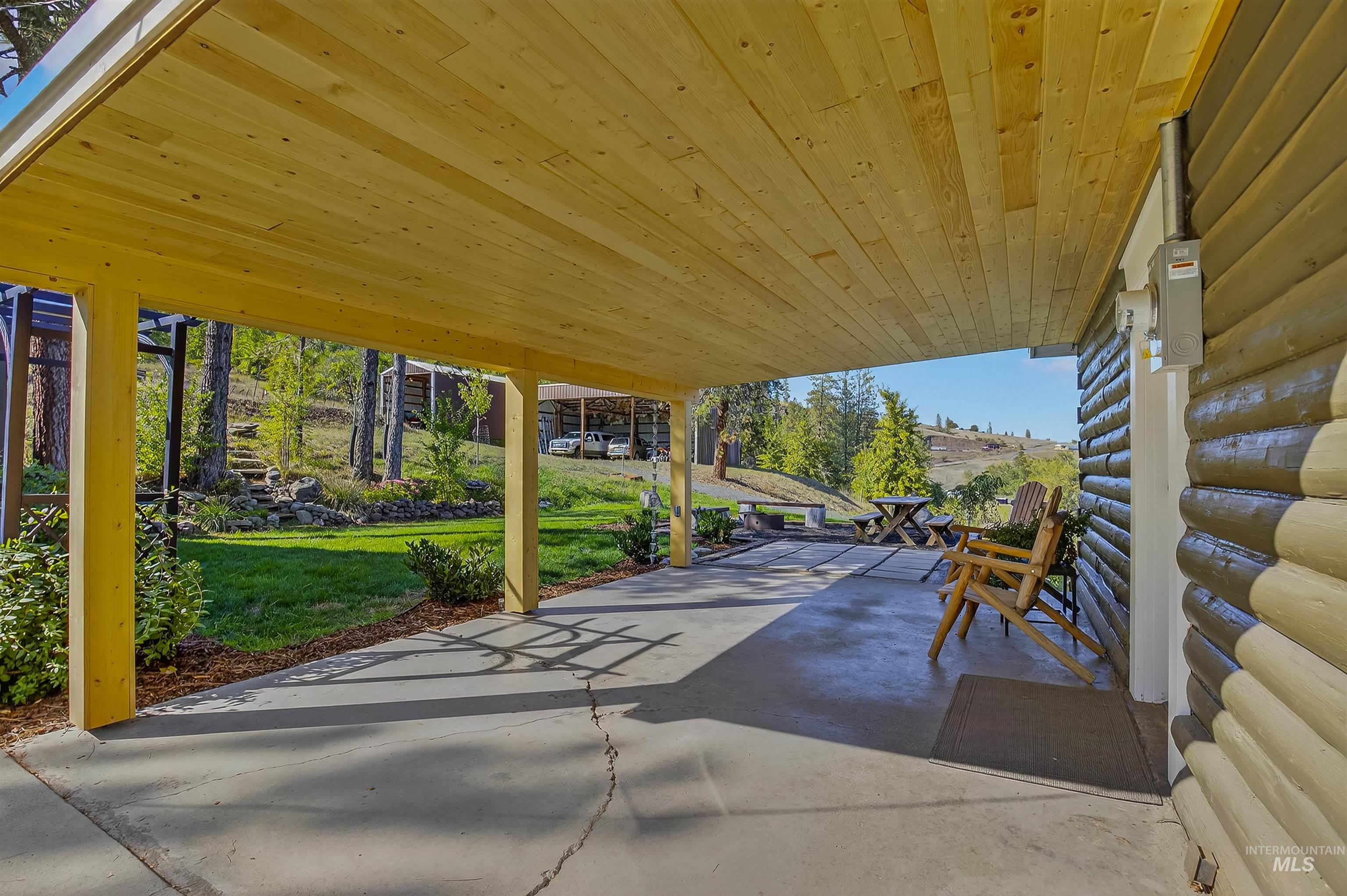 2157 Lukes Gulch Road Stites, ID 83552 - Photo 13 of 50 View of patio
