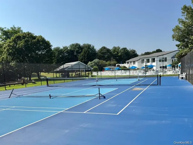 a tennis court view