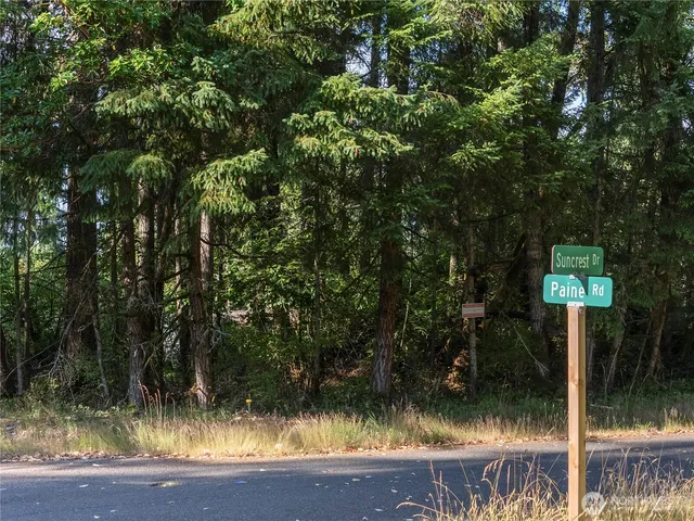 a backyard of a house