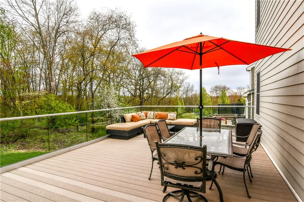 116 Granite Ridge Circle Mars, PA 16046 - Photo 5 of 25 Trex decking overlooking the wooded backyard...