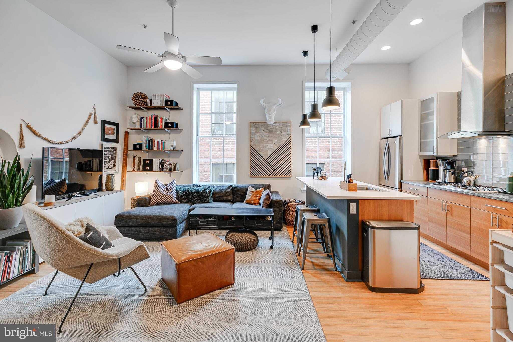 130 Cuthbert Street, Unit 2A Philadelphia, PA 19106 - Photo 1 of 20 Large open living, tall windows and great ceilings