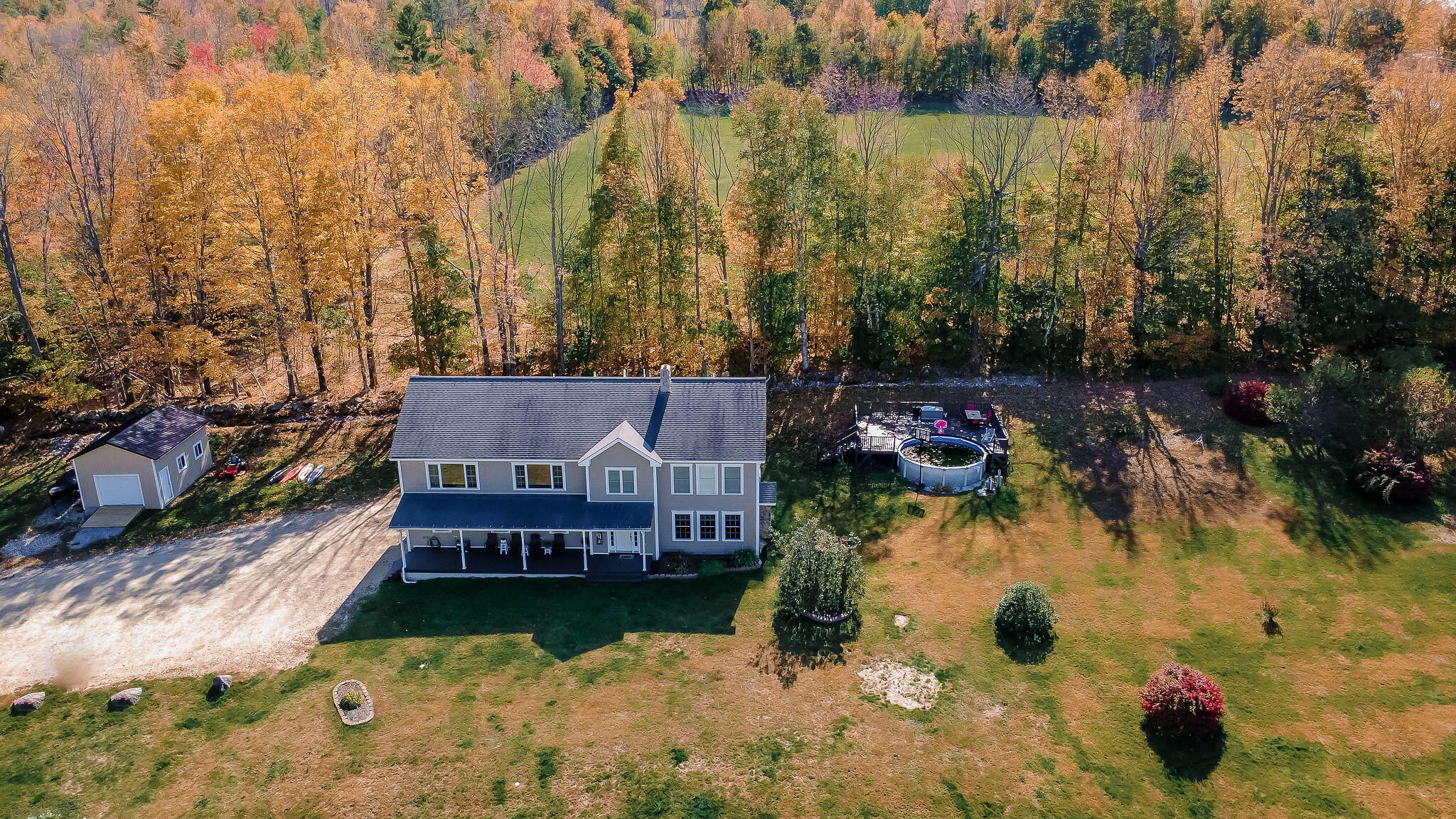 47 Turner Street Canton, ME 04221 - Photo 17 of 58 47 Turner Road Drone 4