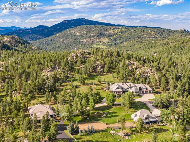 a view of lake and mountain