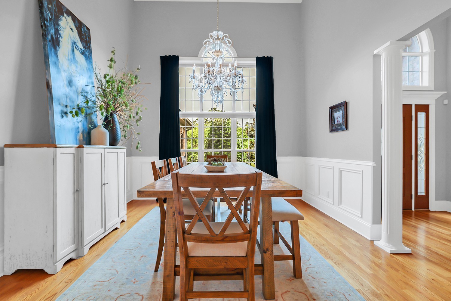 423 Ridgecrest Lane Lebanon, TN 37087 - Photo 21 of 65 a view of a dining room with furniture window and wooden floor