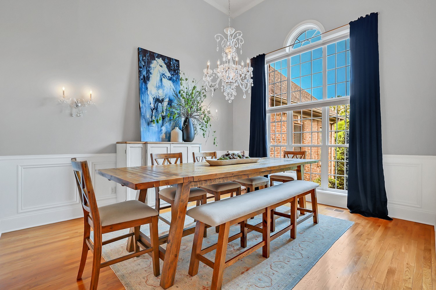 423 Ridgecrest Lane Lebanon, TN 37087 - Photo 22 of 65 a view of a dining room with furniture window and wooden floor