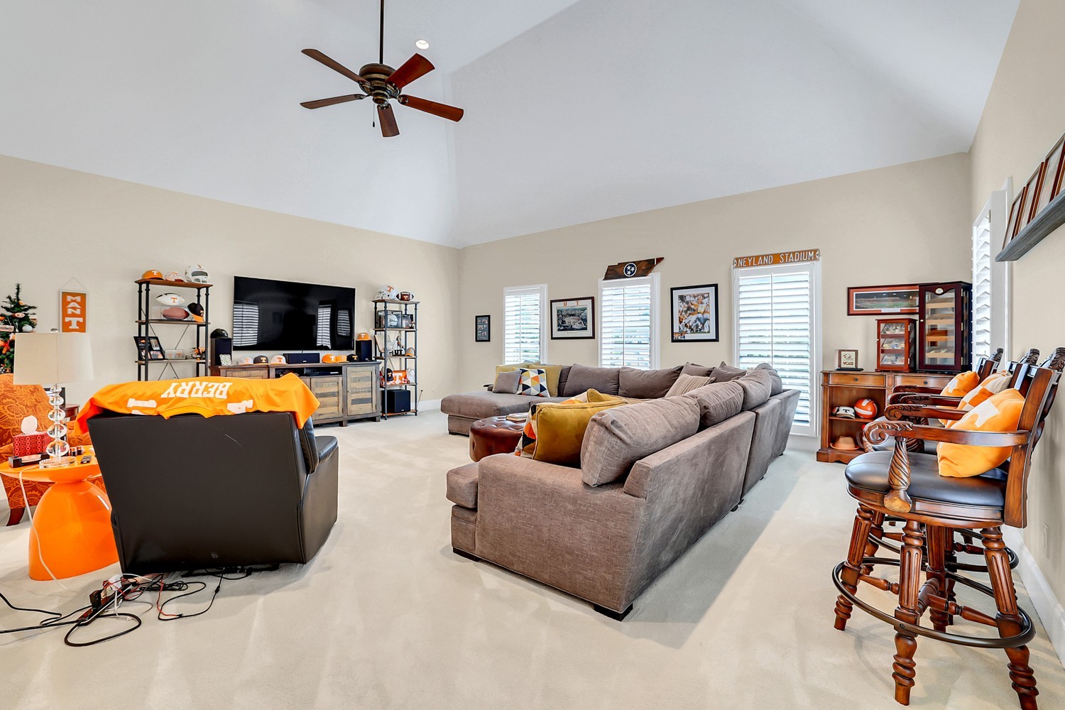 423 Ridgecrest Lane Lebanon, TN 37087 - Photo 38 of 65 a living room with furniture and a flat screen tv