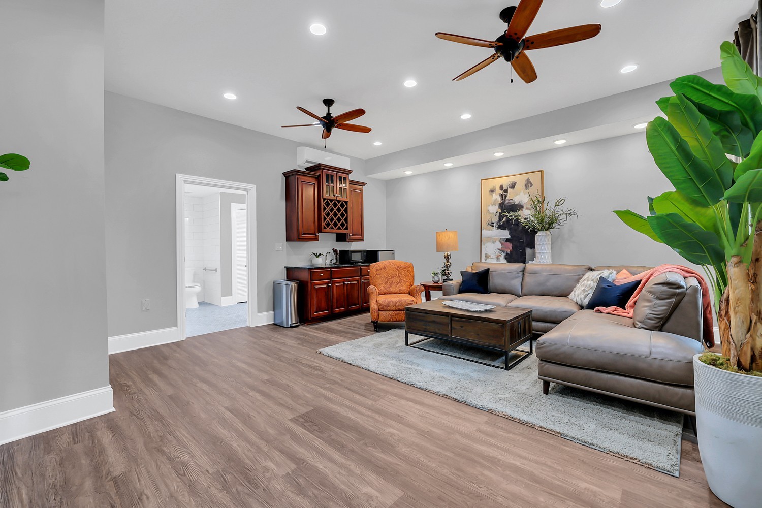 423 Ridgecrest Lane Lebanon, TN 37087 - Photo 44 of 65 a living room with furniture and a ceiling fan