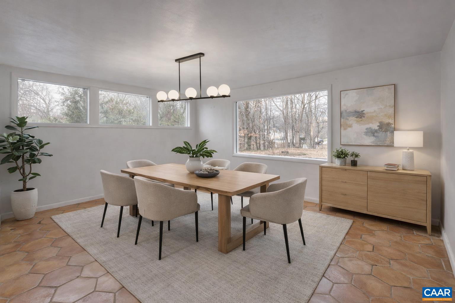 2809 Northfield Road Charlottesville, VA 22901 - Photo 12 of 44 AI staged dining room