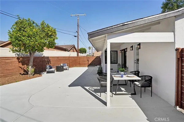 a view of a house with sitting area