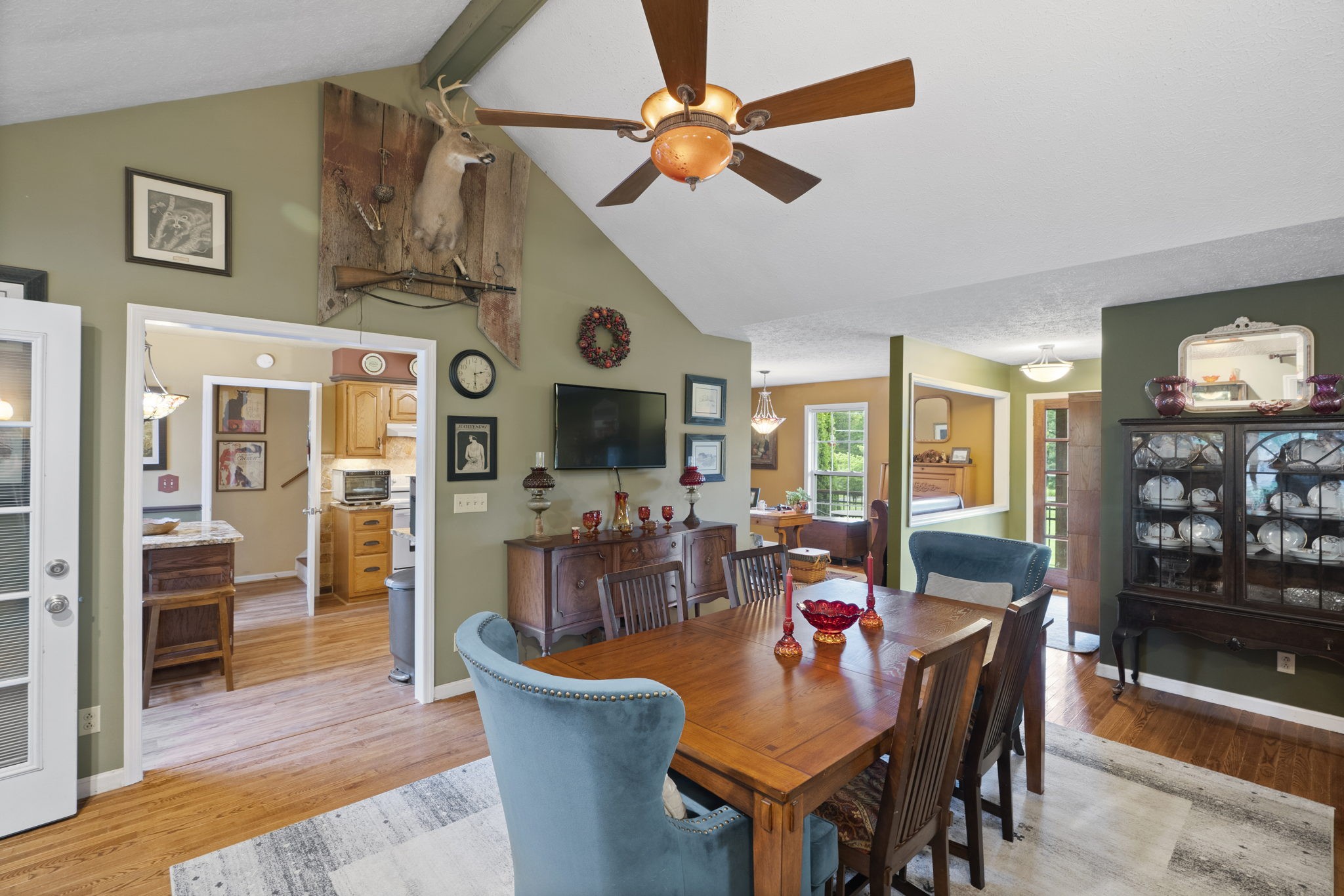 7313 West Cook Road Springfield, TN 37172 - Photo 8 of 40 a view of a dining room with furniture window and wooden floor