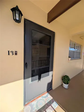 a view of hallway with shower